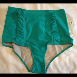 Kortni Jeane  Ruffle bathing suite Bottoms
